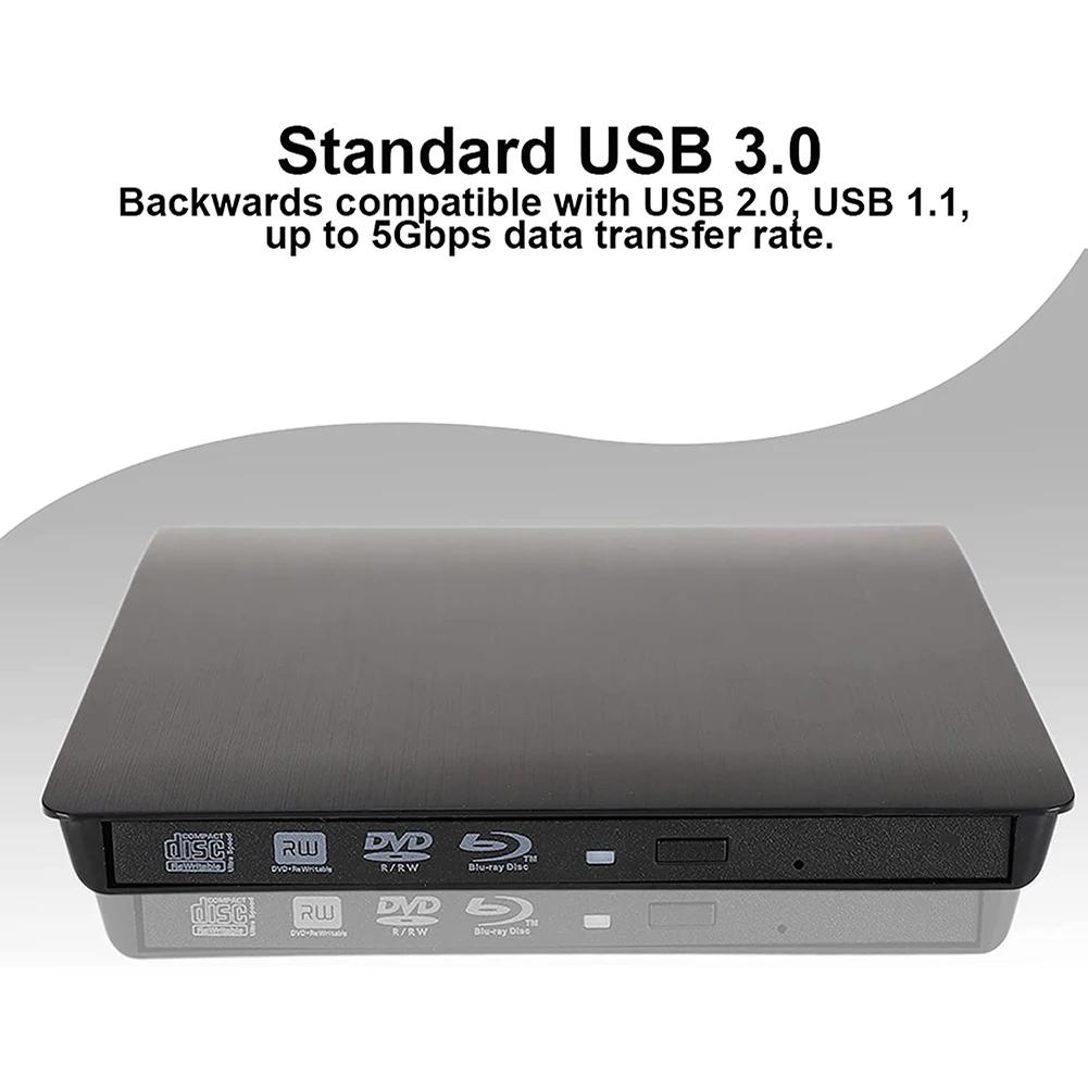 Ʈ ũž ǻͿ  ̺ Ŭ ̽, USB 3.0 SATA  DVD CD-ROM RW ÷̾, ̺ , 5Gbps, 12.7mm